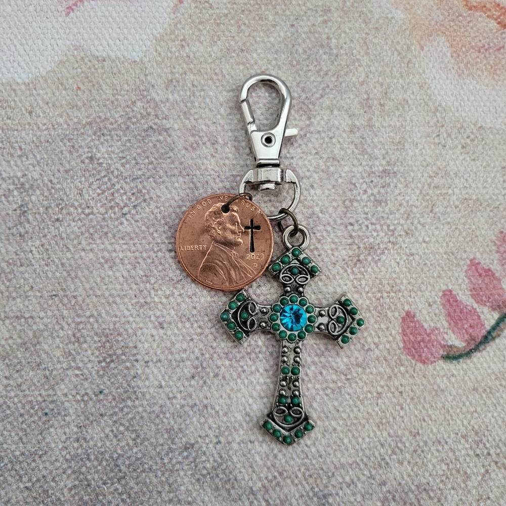 Lucky Penny Keychain | Handmade | 2023